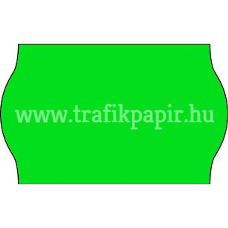 25x16 mm felirat nélküli MAGYAR árazógépszalag